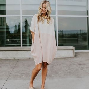 ROOLEE “Line in the Sand” Dress in Sweet Rose